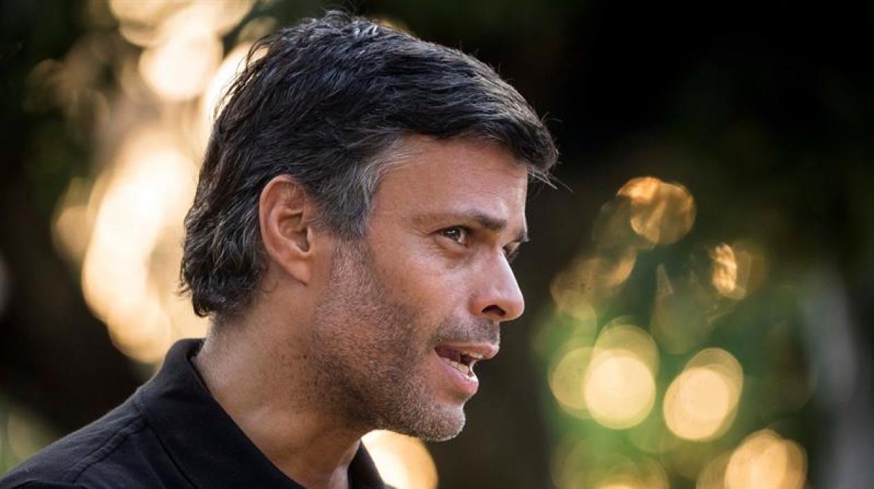  Leopoldo López, dirigente opositor venezolano.