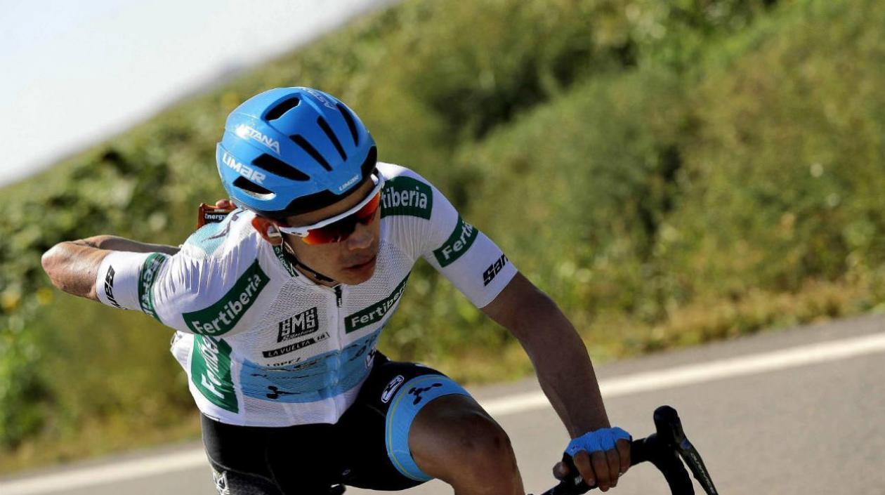 El colombiano Miguel Ángel "Supermán" López