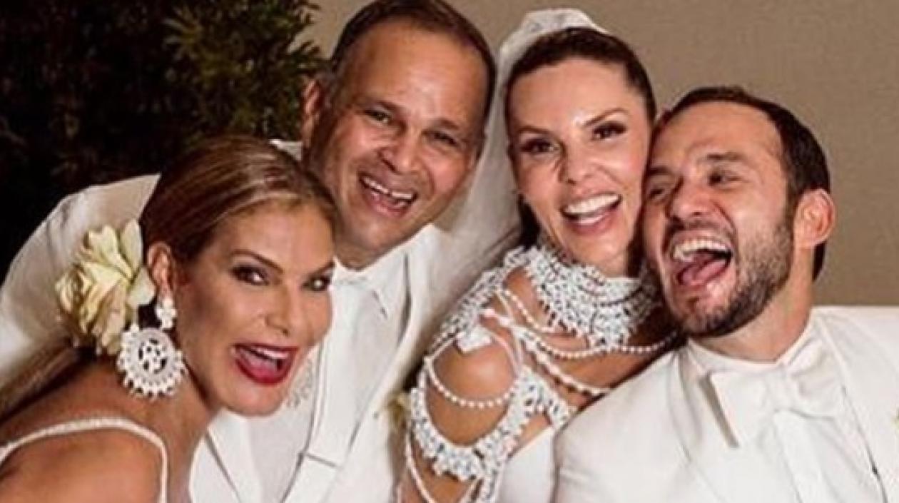 María Mónica Urbina, José Hernández, Paula Andrea y Luis Miguel Zabaleta.