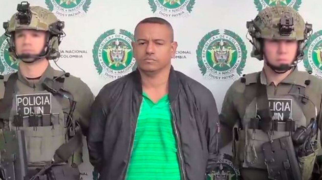  Olindo Perlaza Caicedo, alias ‘Olindillo’ o ‘Gafas’, capturado.