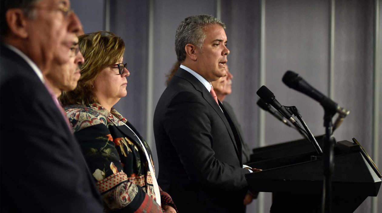 El Presidente de la República, Iván Duque.