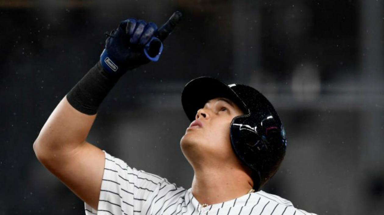 Giovanni Urshela, jugador de los Yankees. 