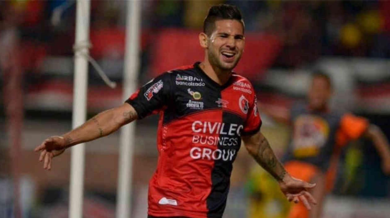 El delantero del Cúcuta, Jonathan Agudelo.