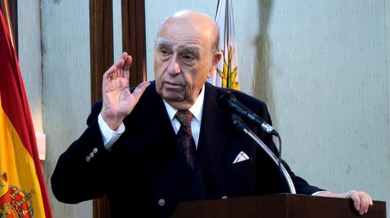 Julio María Sanguinetti, dos veces presidente de Uruguay.