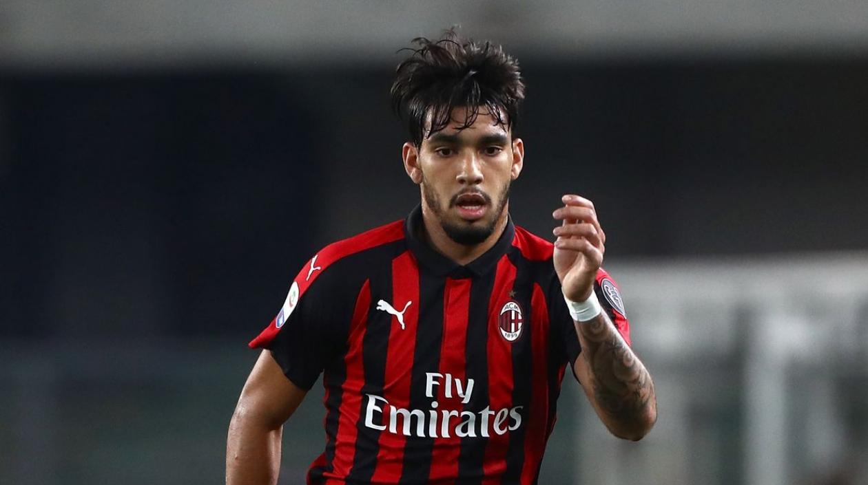 Lucas Paquetá, jugador del AC Milán. 