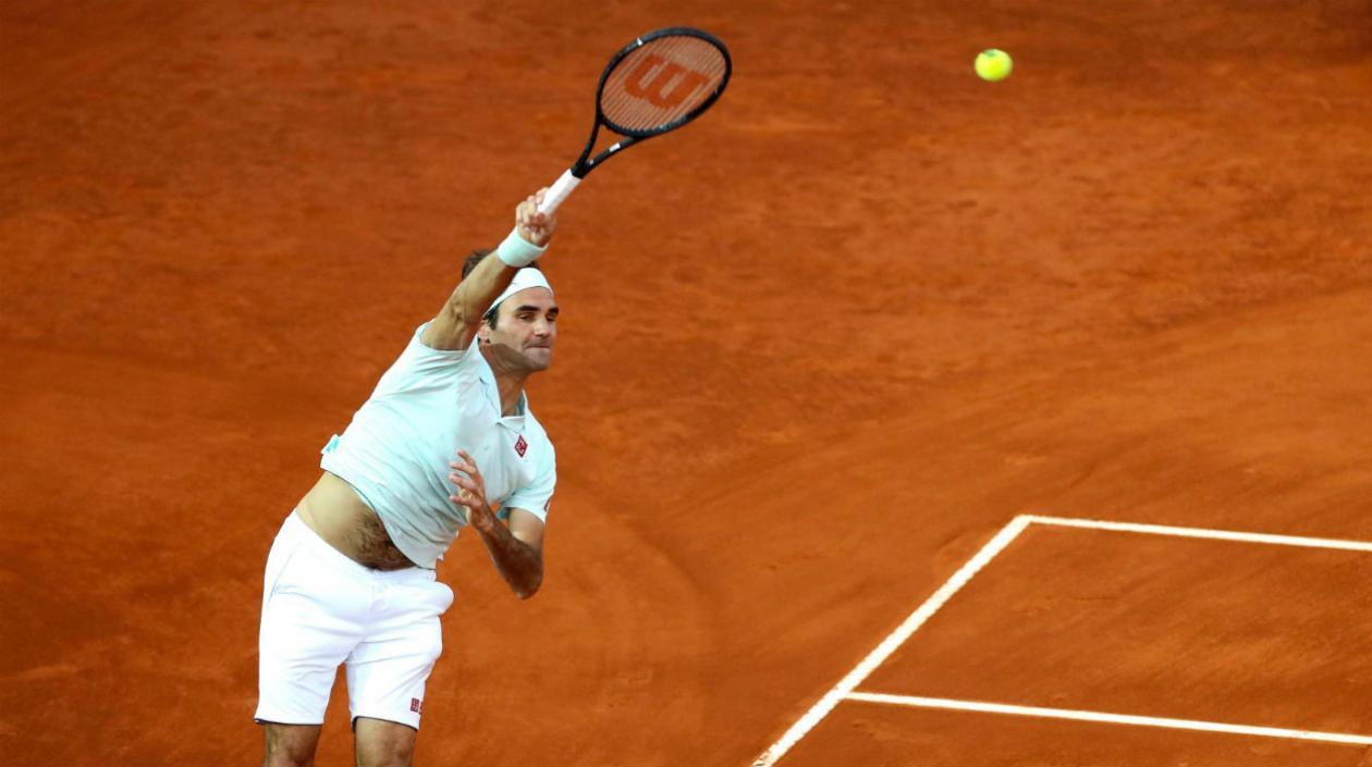 Roger Federer, tenista suizo. 