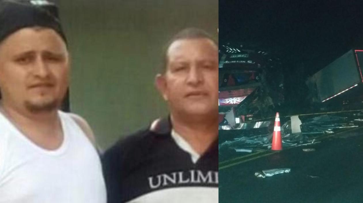 Hugo Alberto Vargas Zafra y su papá Hugo Vargas.