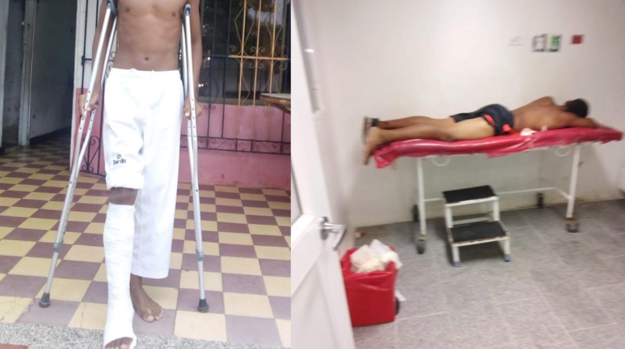 Dos de los lesionados a bala en medio de la rencilla con los policías.