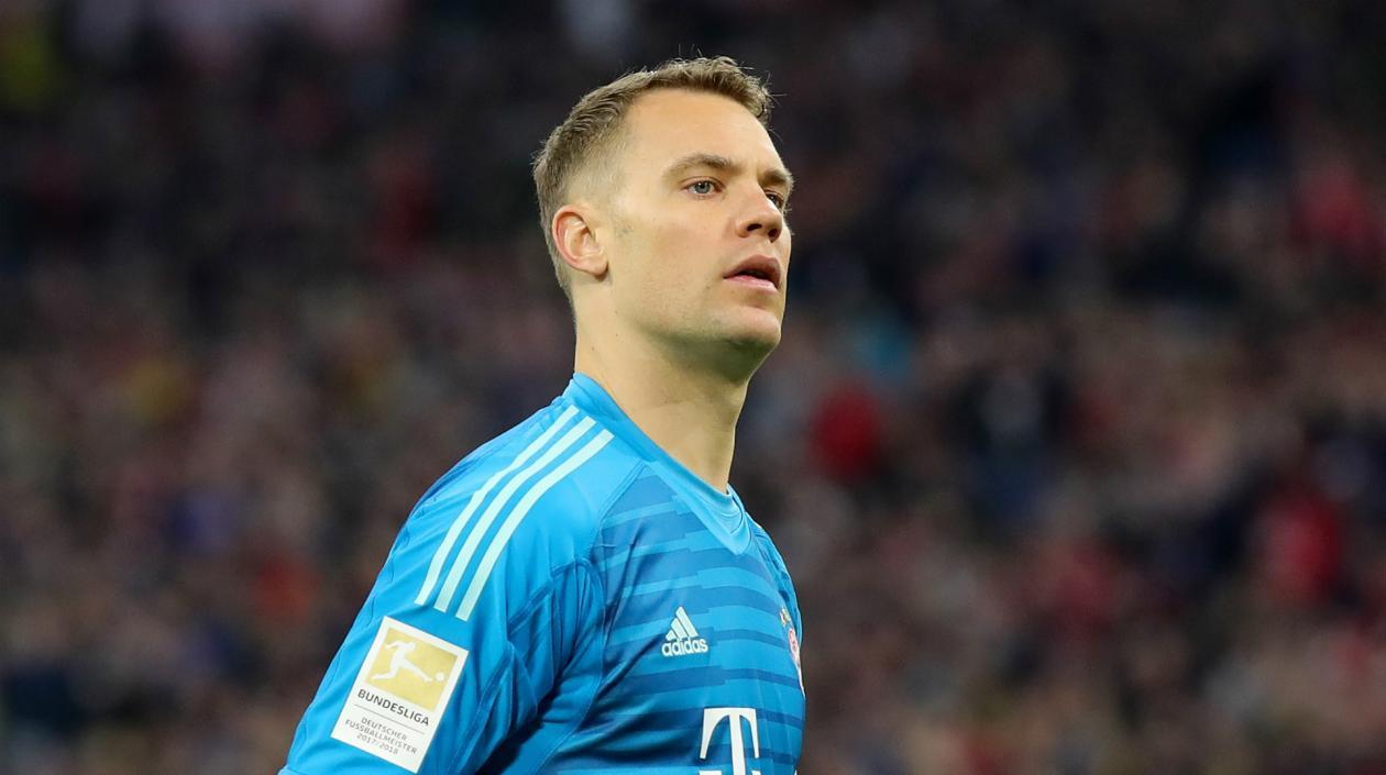 Manuel Neuer, arquero del Bayern Múnich. 