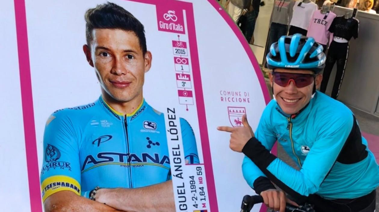 Miguel Ángel López, ciclista colombiano. 
