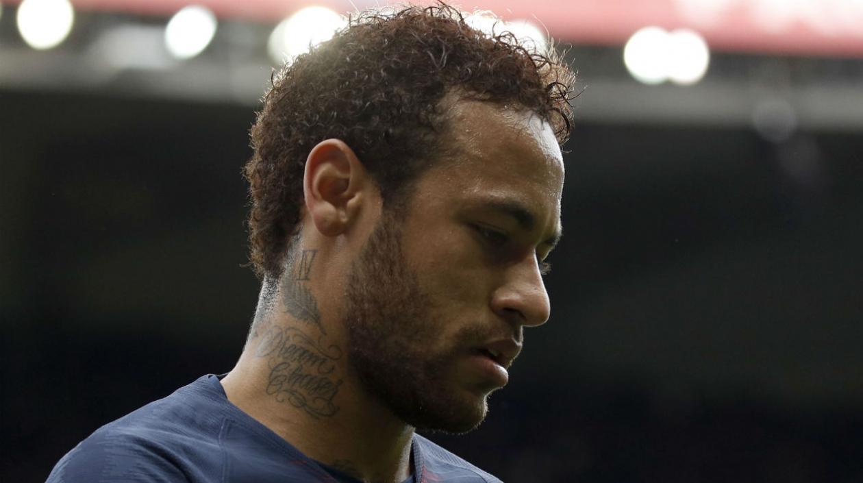 Neymar, delantero brasileño. 