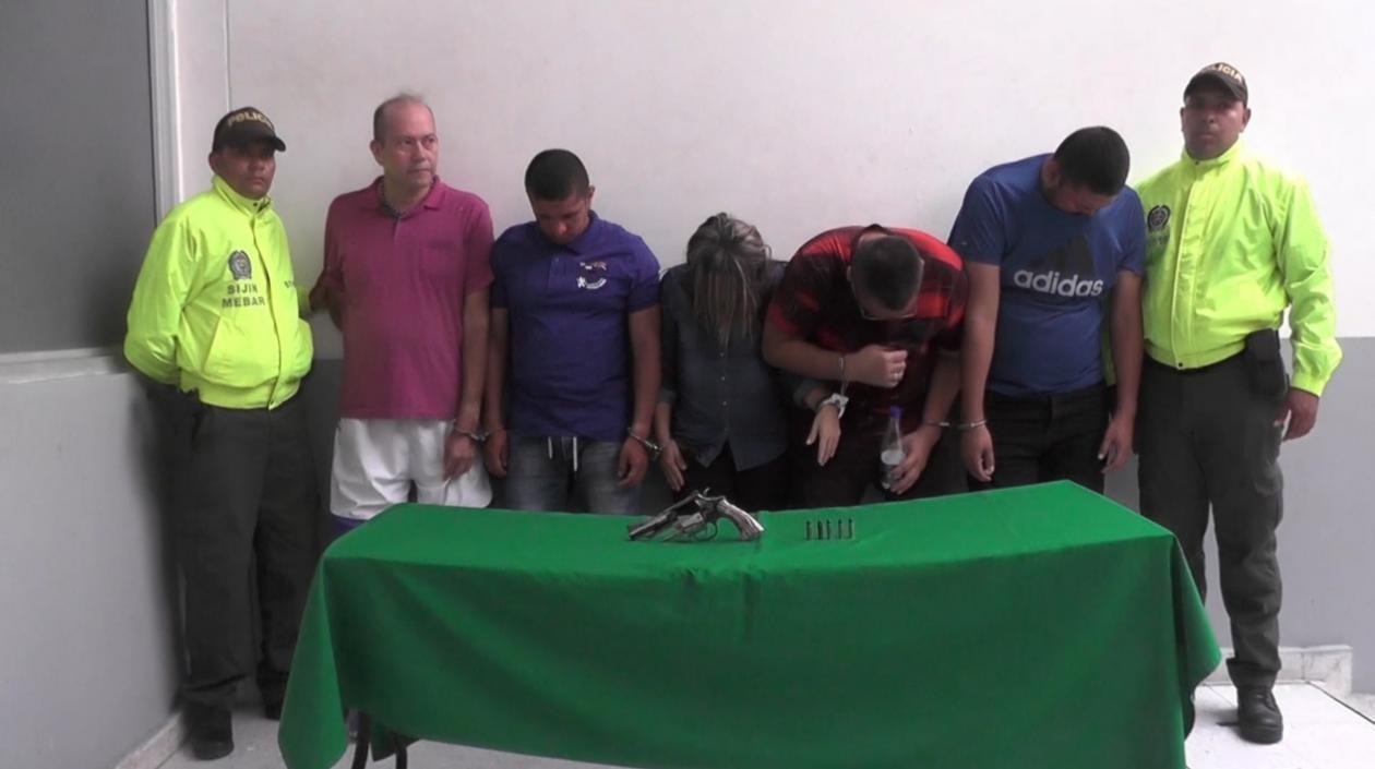 Los capturados fueron conducidos a la URI de la Fiscalía. 