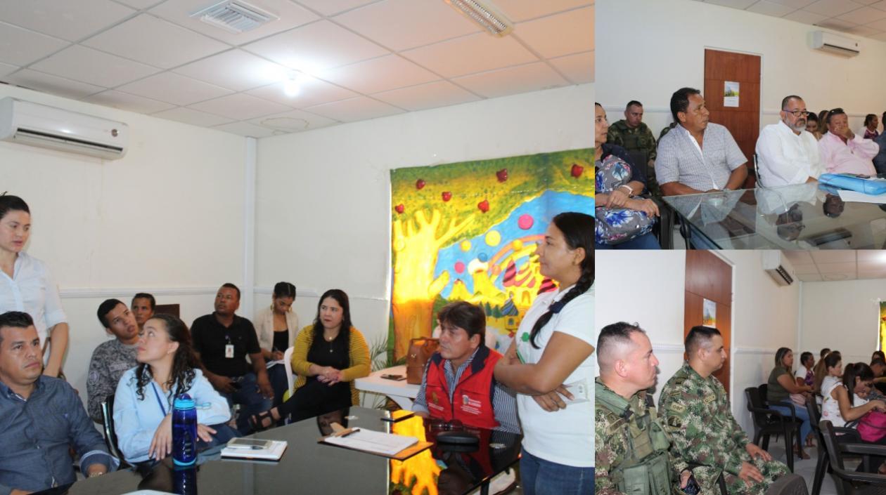 Imágenes de la reunión.