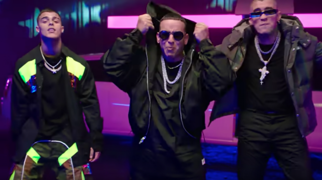 Bad Bunny, Daddy Yankee y Lunay.