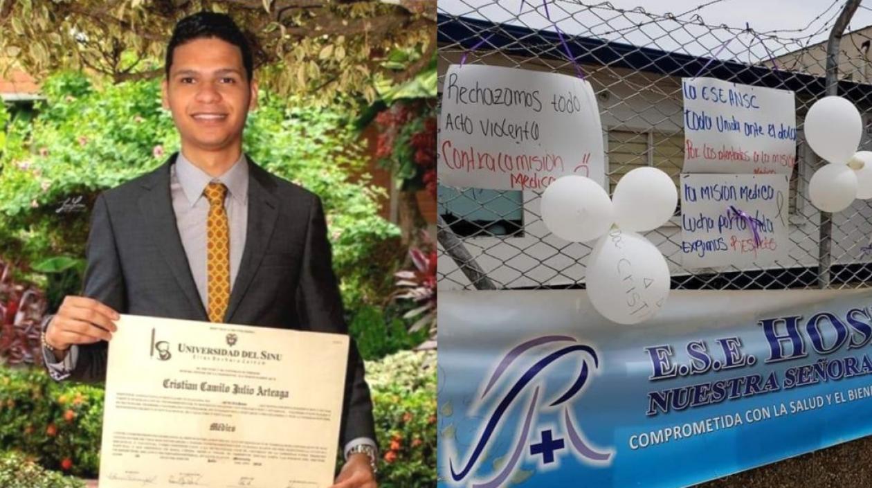 Cristian Camilo Julio Arteaga fue asesinado en El Bagre, Antioquia.