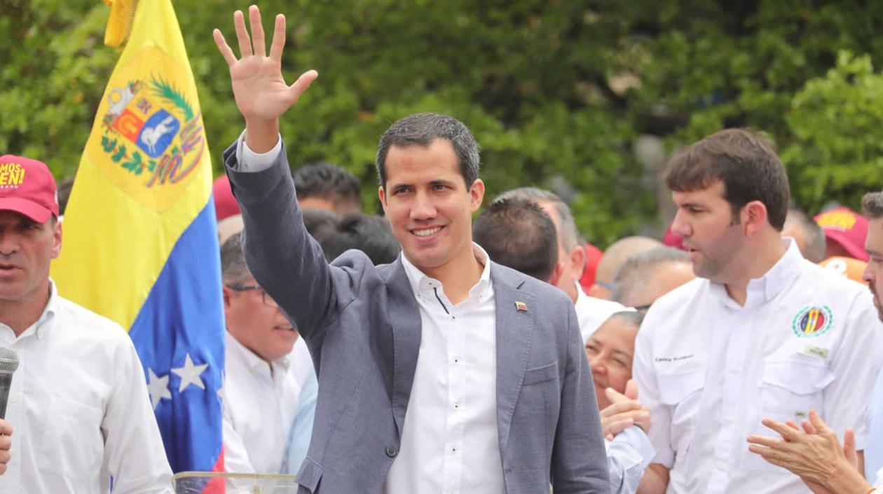 El líder del Parlamento de Venezuela, Juan Guaidó, reconocido como presidente encargado de su país por más de 50 países