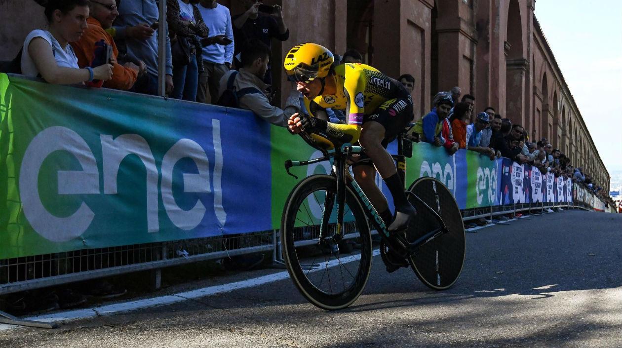 Primoz Roglic, ciclista esloveno y primer líder del Giro.