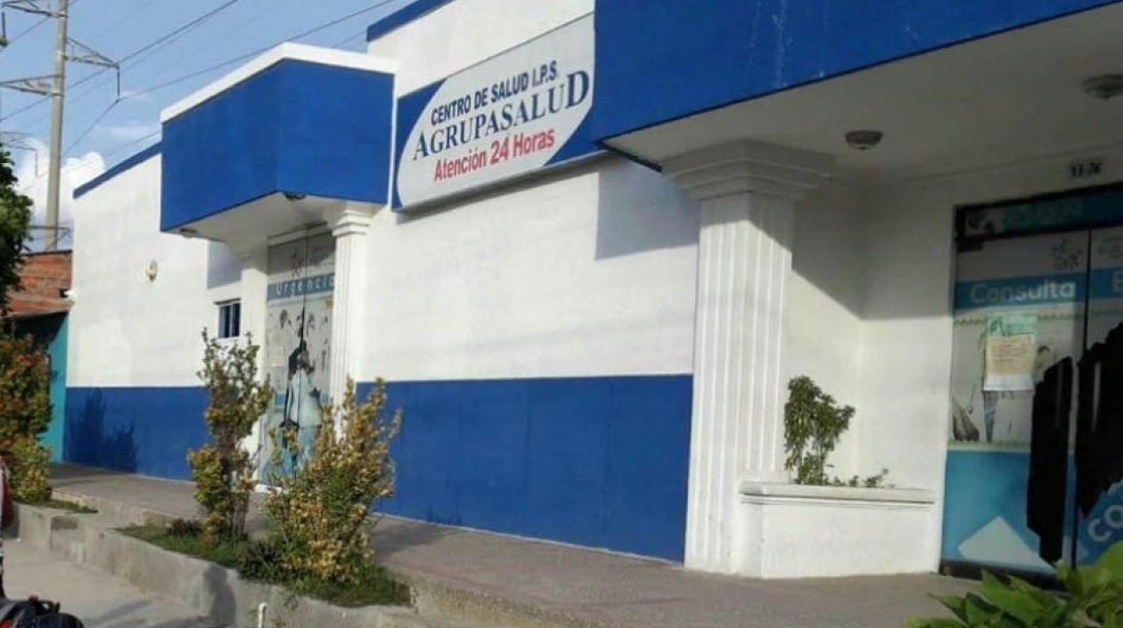 El puesto de salud Agrupasalud.