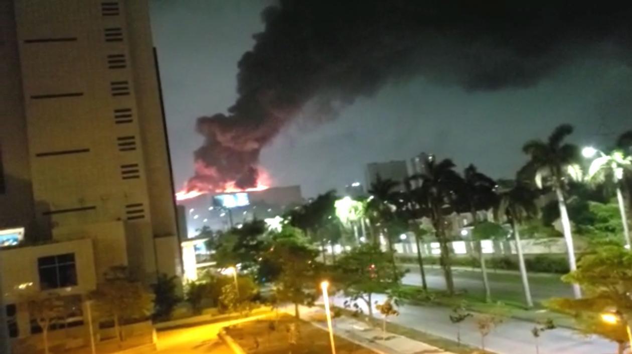 Imagénes del Incendio.