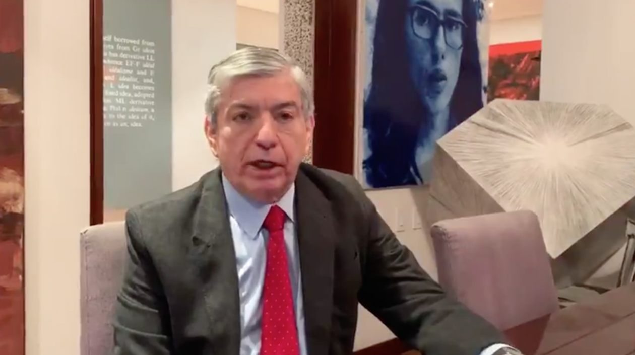 César Gaviria Trujillo, expresidente de Colombia.