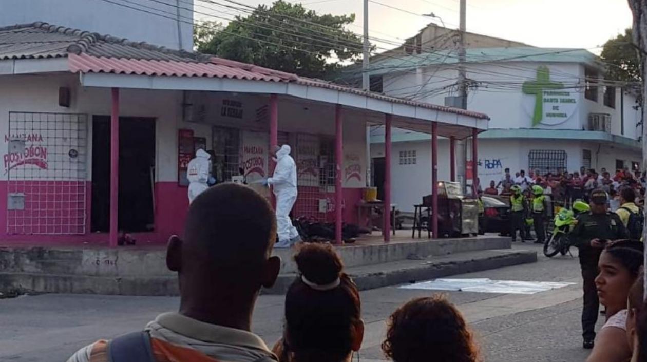 El CTI se encargó de la inspección del cuerpo.