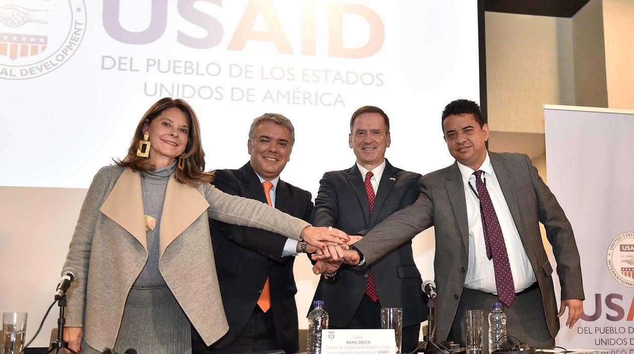 Usaid confirma apoyo a Colombia en el posconflicto.