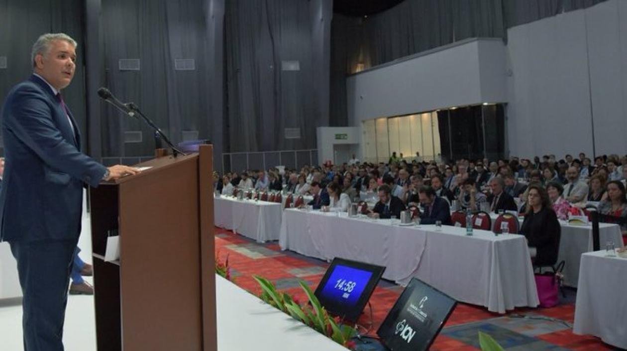 Iván Duque, presidente.
