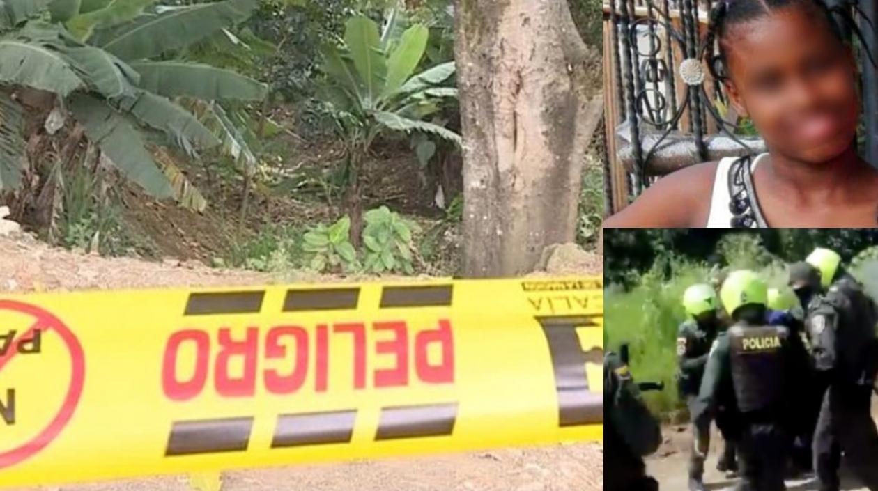 El cuerpo de la menor fue encontrado en un costal cerca de su casa en Santander de Quilichao.
