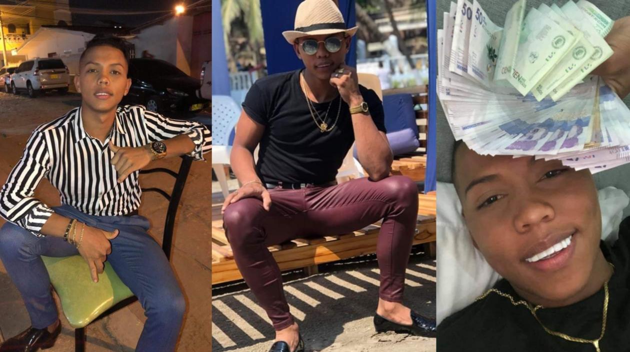 Daniel José Osorno Márquez  presumiendo de su roba y el dinero que obtenía de forma ilícita.