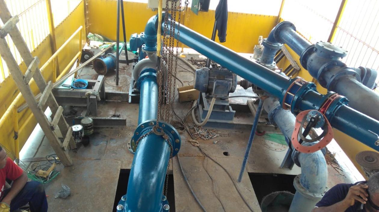 Uno de los equipos instalados.