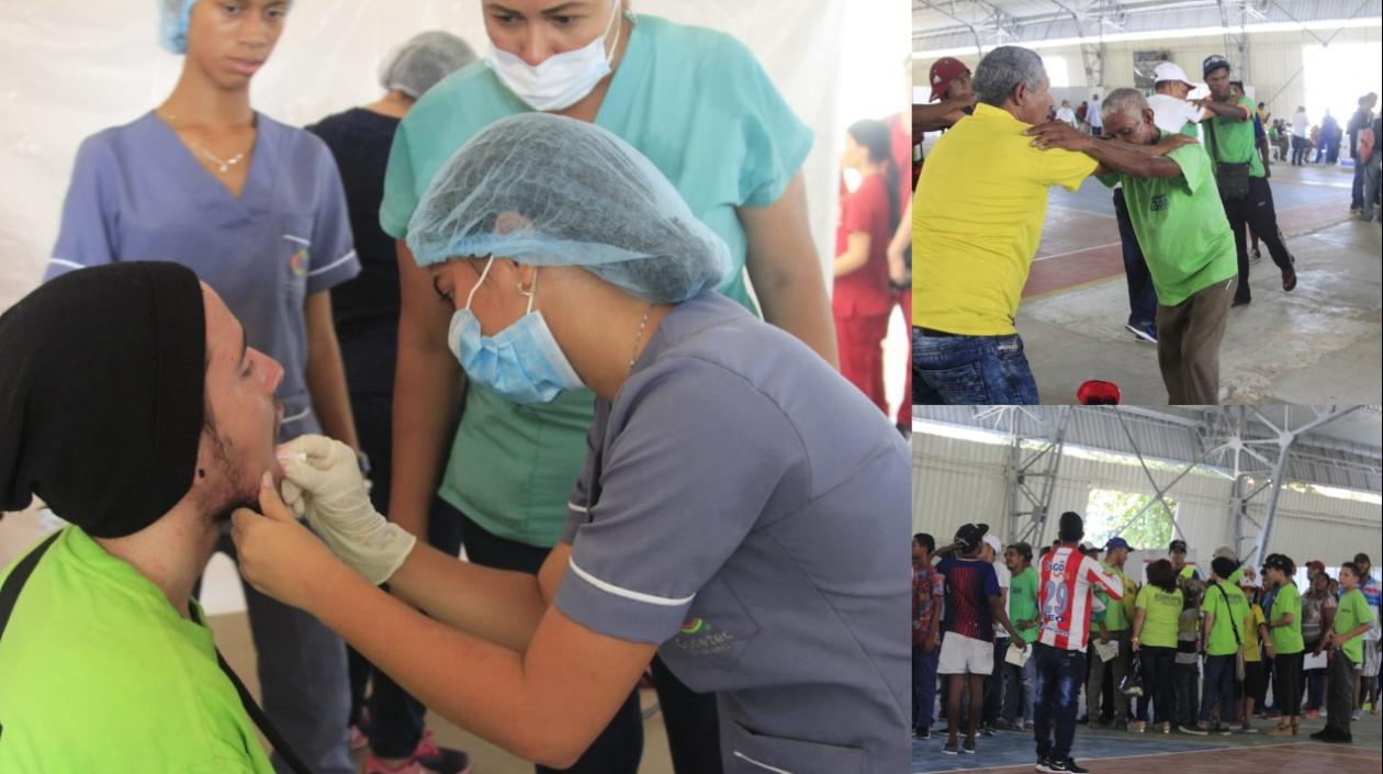 Los recuperadores recibieron servicios de medicina general, medicina interna, salud oral y asesorías jurídicas.