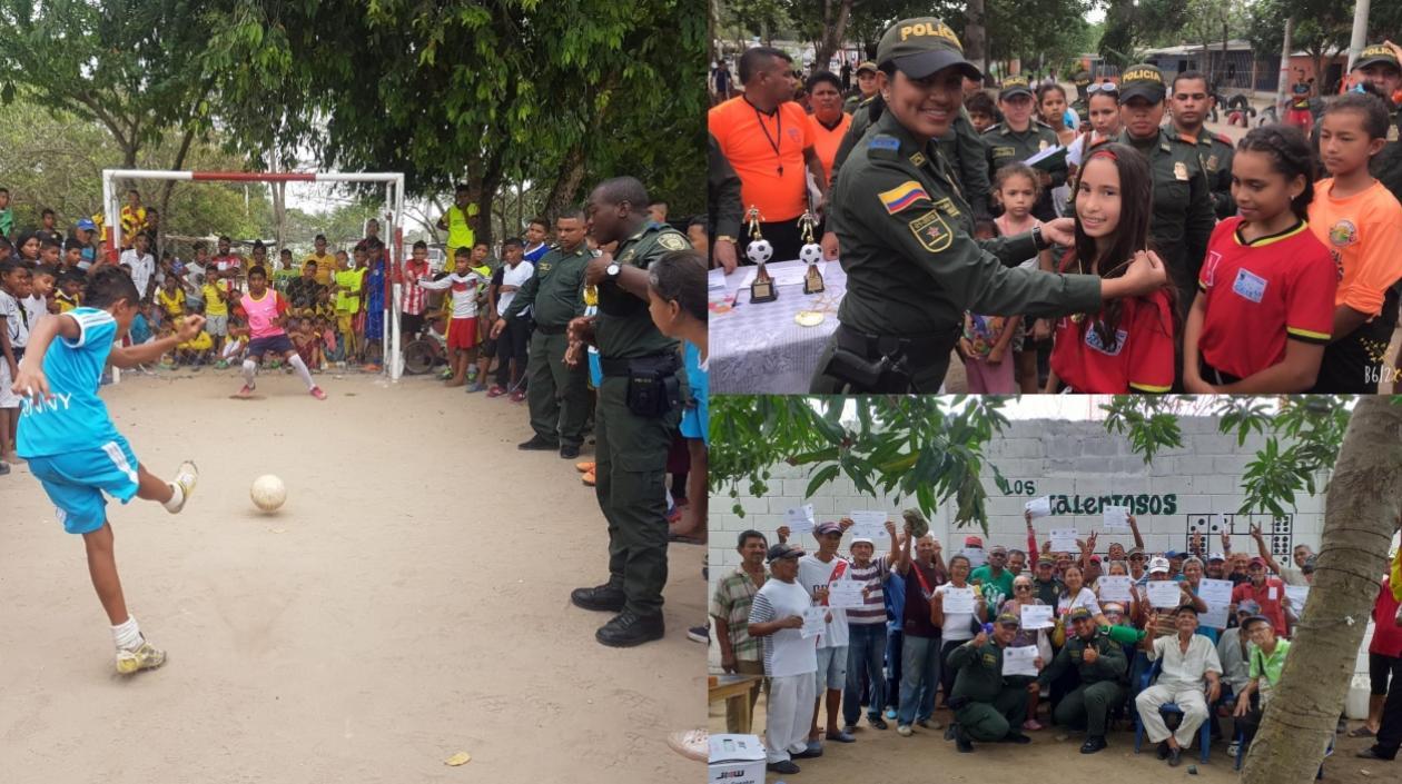 La actividad se realizó en el barrio San José del mencionado municipio.