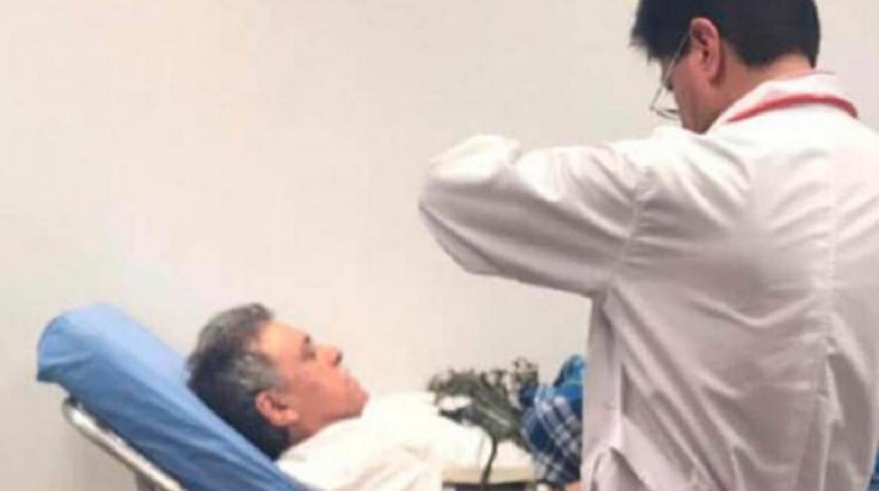 'Jesús Santrich' recibe atención médica en la clínica 