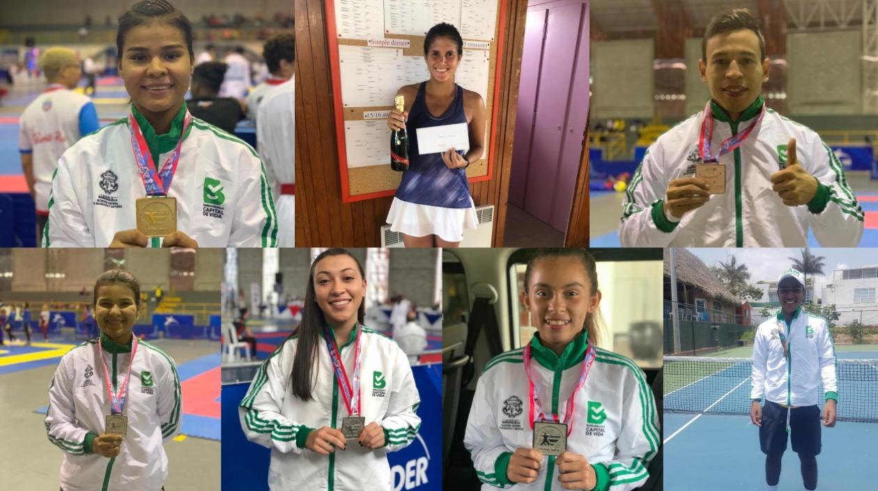 Los deportistas destacados.