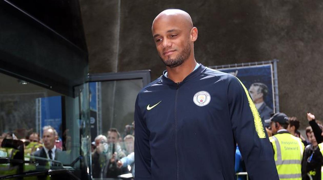 El defensa belga Vincent Kompany.