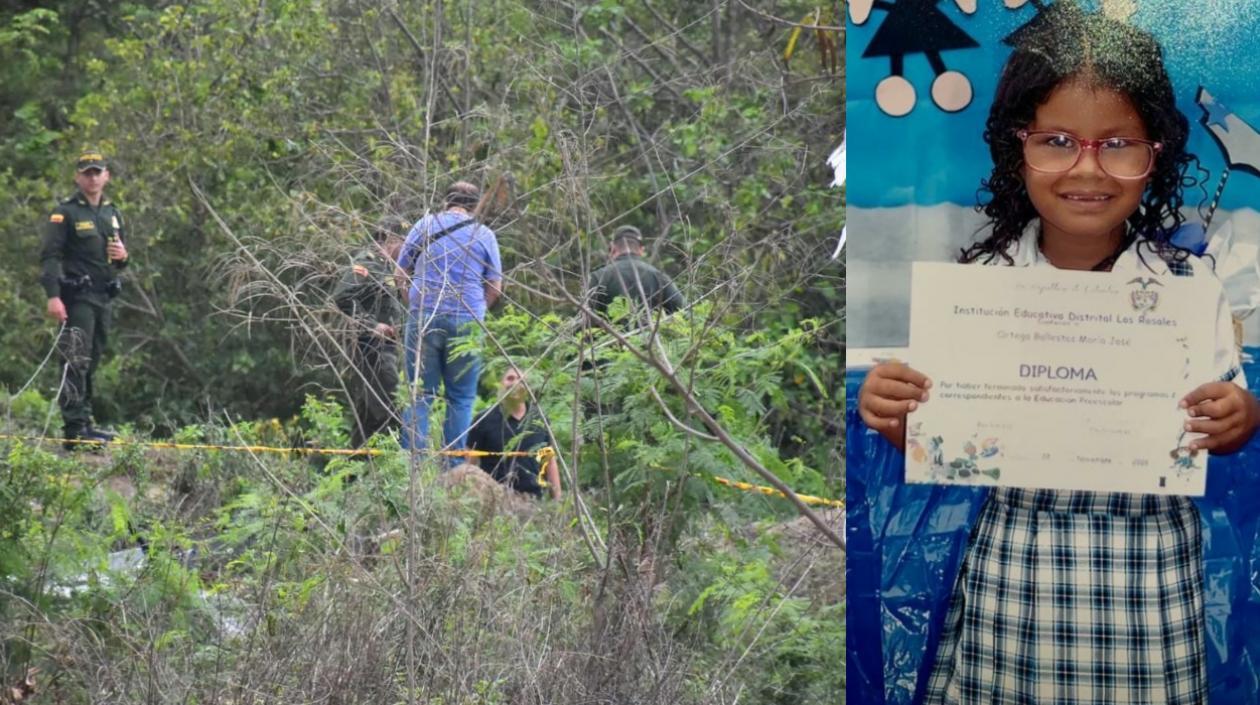 Lugar de los hechos y María José Ortega Ballesta.