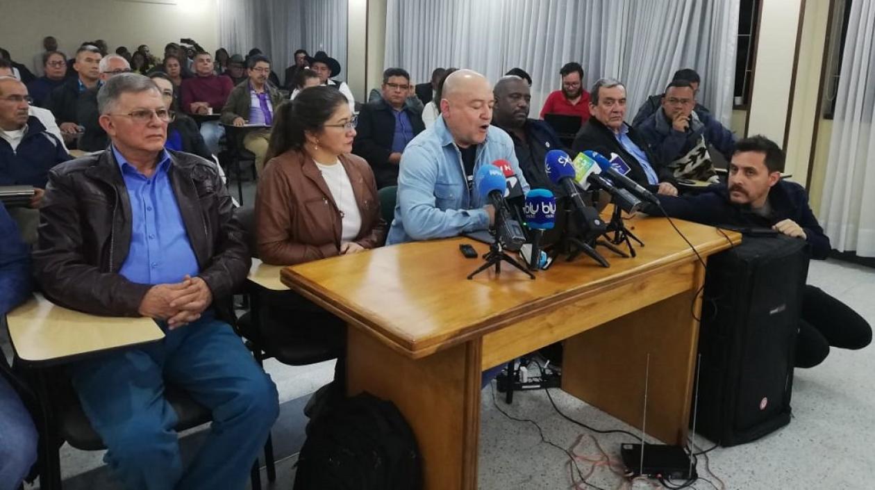 Los miembros del partido FARC.