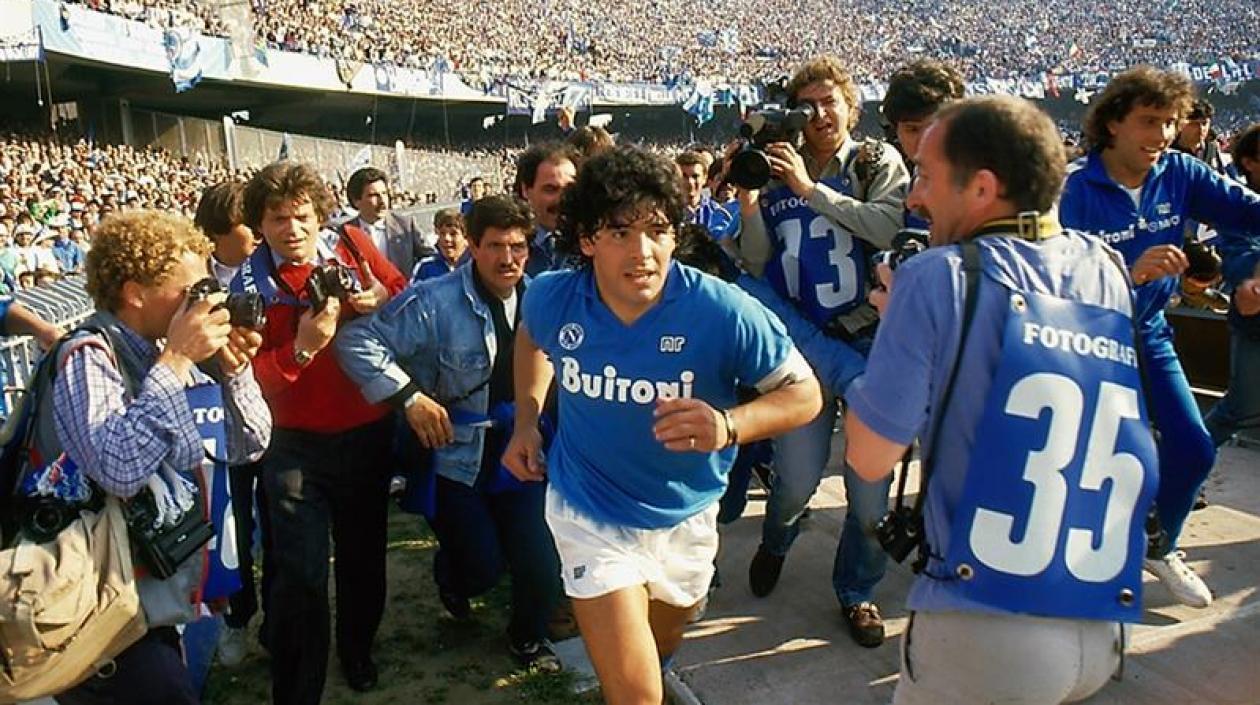 La imagen de Maradona en el documental.