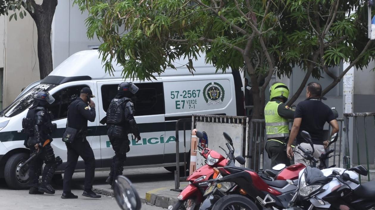 Revuelta en la URI en Barranquilla.