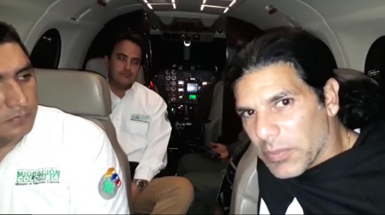 Assí Moosh Ben Mush, cuando era expulsado por Migración Colombia hace un año.