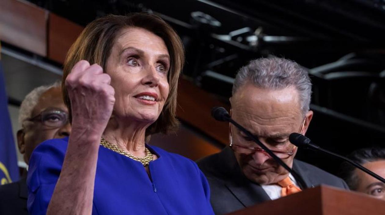 La presidenta de la Cámara de Representantes de EE.UU., Nancy Pelosi.