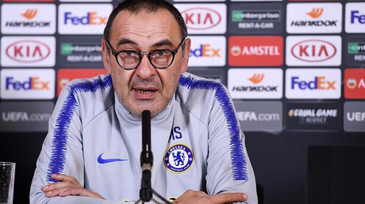 Maurizio Sarri, entrenador del Chelsea.