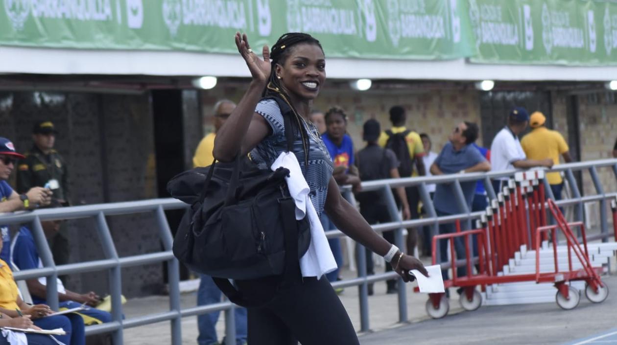 Caterine Ibargüen, atleta colombiana.