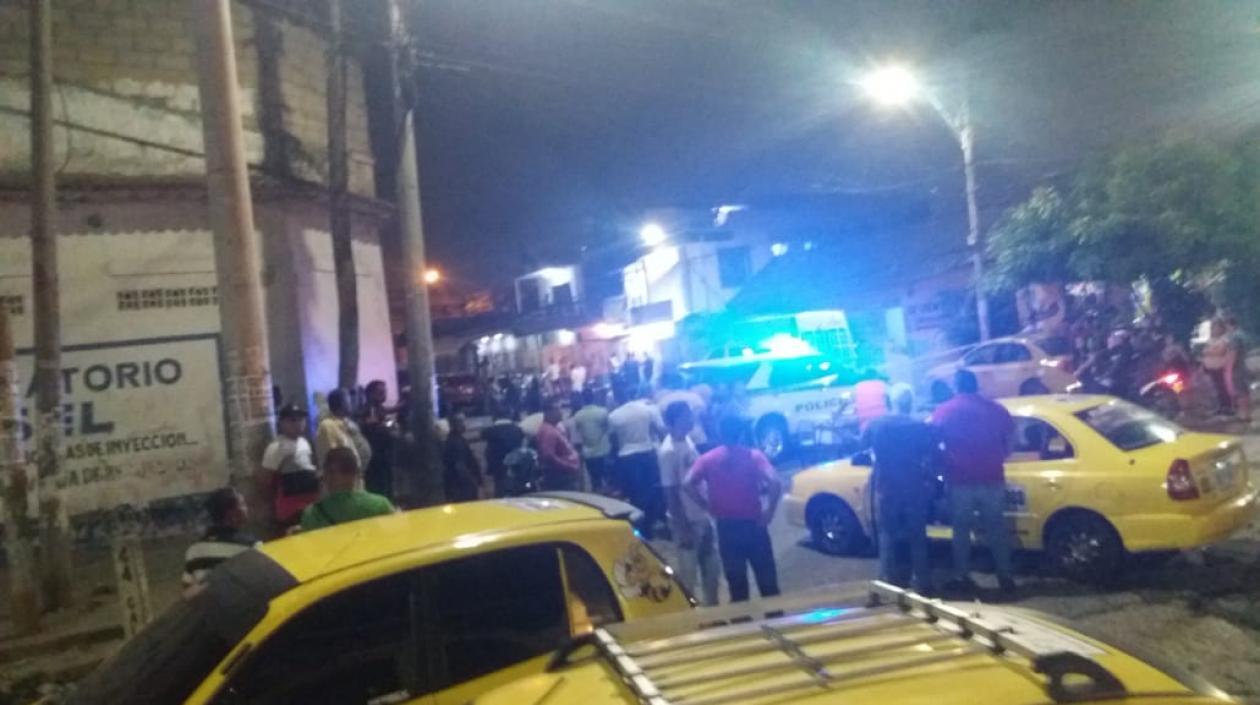 Lugar de los hechos en el barrio Montes.