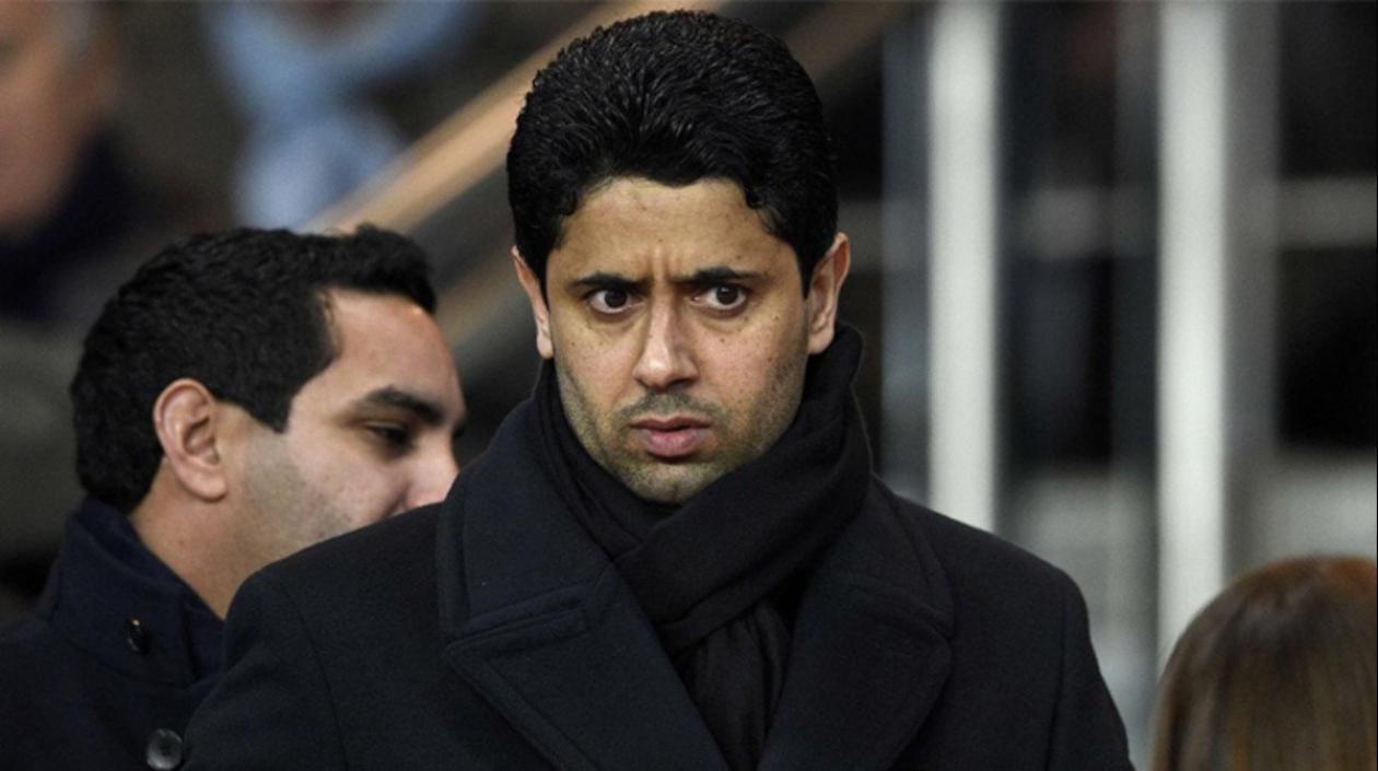 El presidente del París Saint Germain (PSG), Nasser Al Khelaifi.