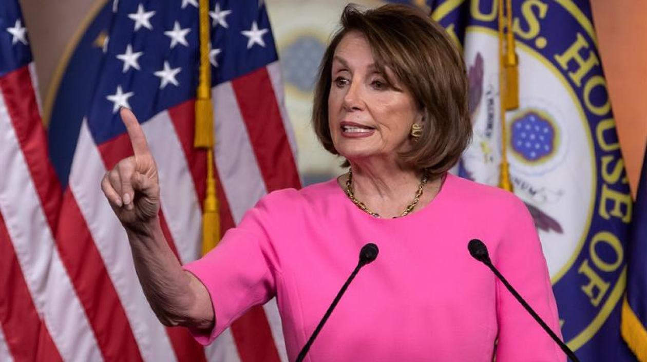 La presidenta de la Cámara Baja de EE.UU., Nancy Pelosi.
