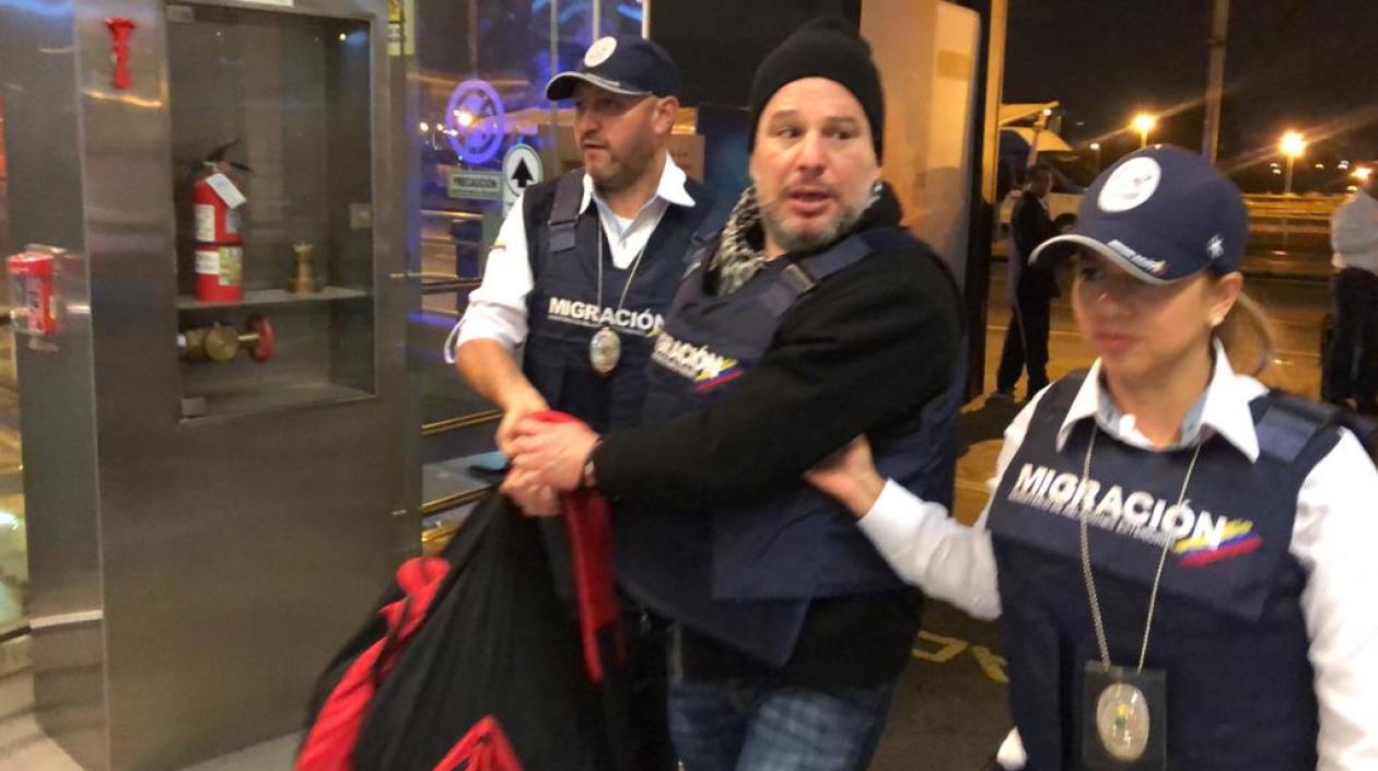 Raúl Gutiérrez Sánchez, cubano expulsado de Colombia.