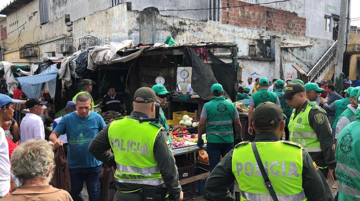 Operativo en Barranquillita.