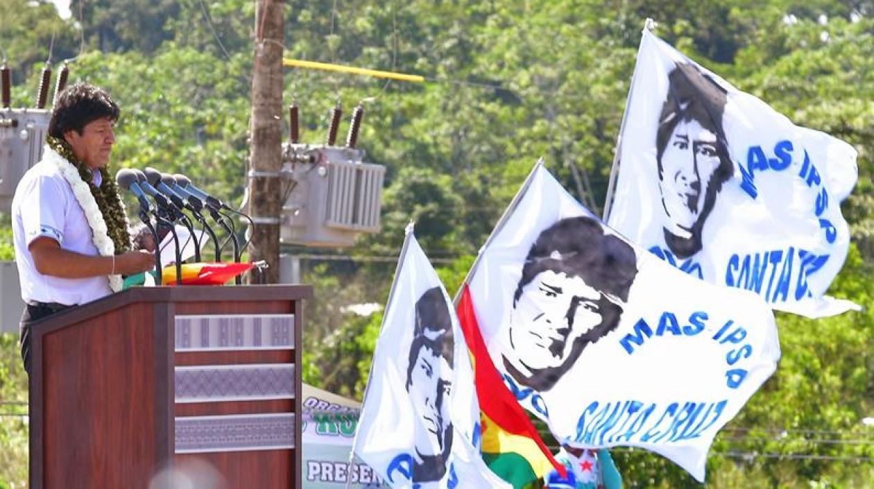 Evo Morales, presidente de Bolivia.