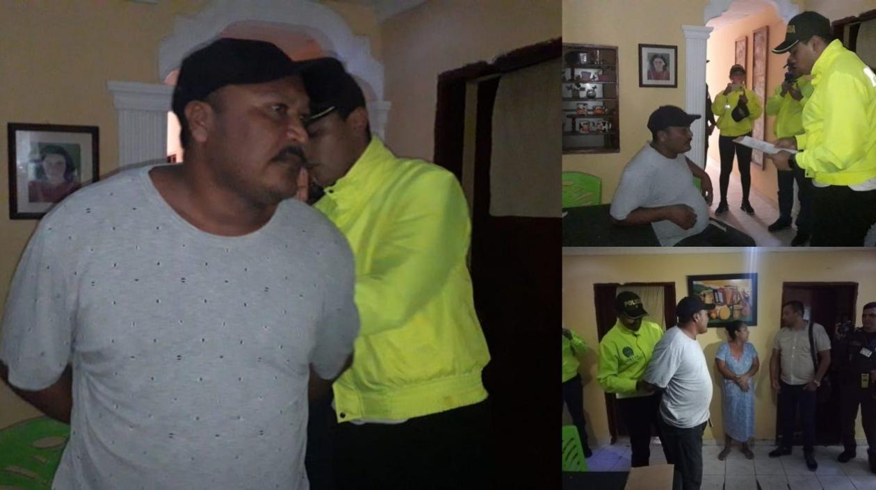 Jimmy Mejía fue capturado en Valledupar por el crimen de un subintendente de la Policía.